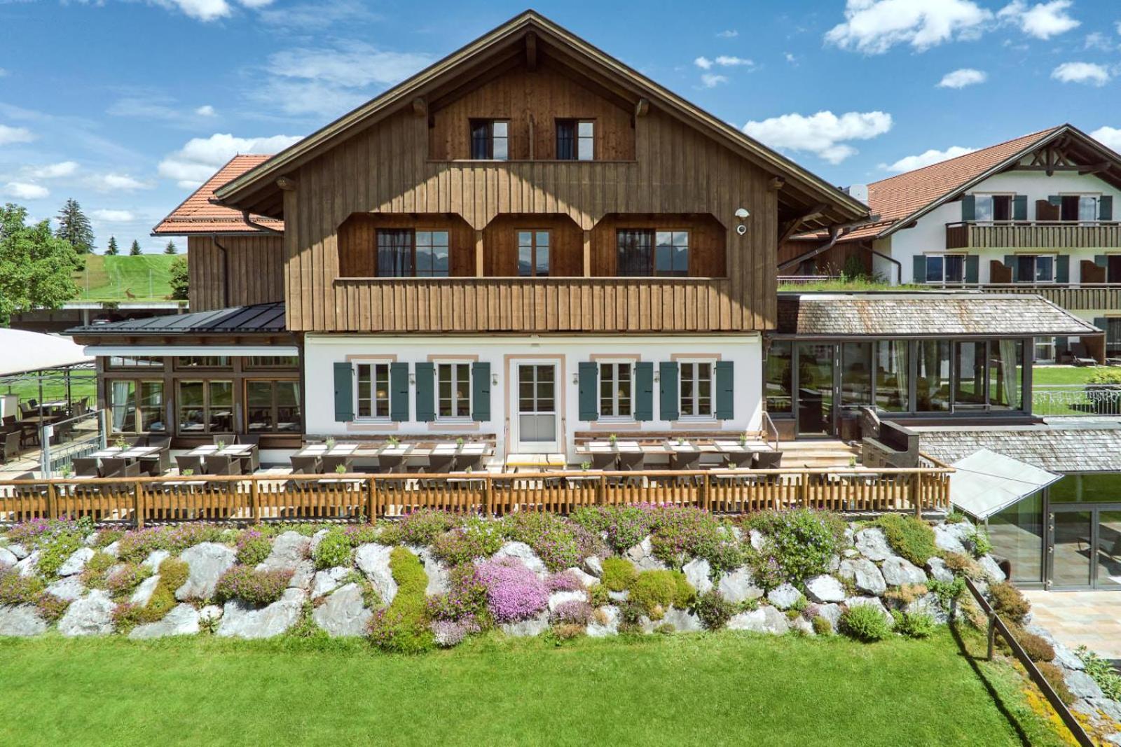 Hotel Auf Der Gsteig Gmbh レヒブルック エクステリア 写真